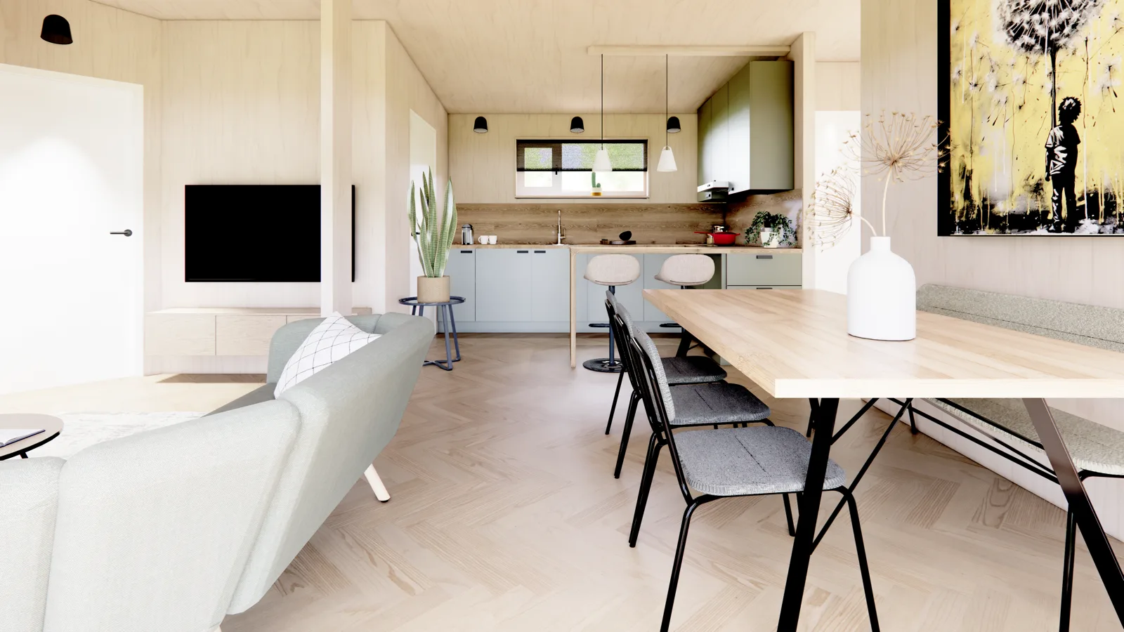 De prefab Aventura XL mantelzorgwoning (80m2) voor in eigen tuin