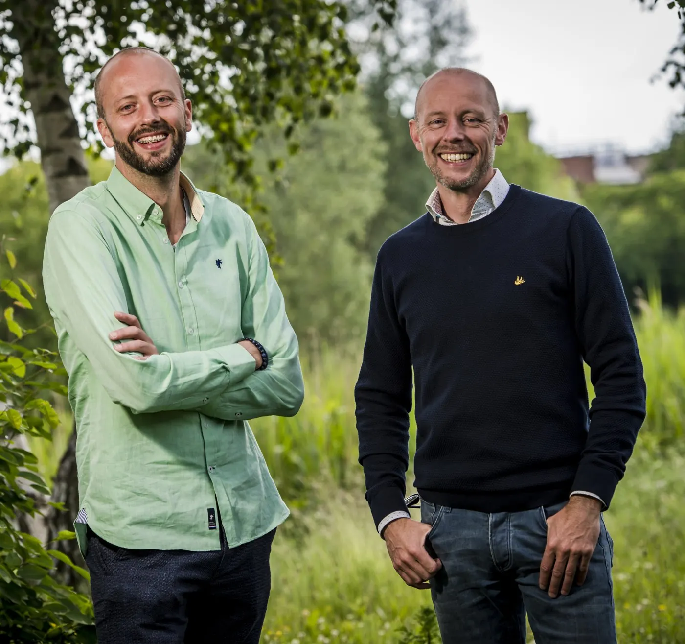 Luc and Wout de Wit, founders of BioBased Housing Solutions